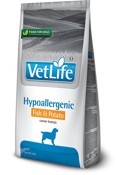 Perro Farmina Vet Life Hipo Fish & Potato Dog - Comida Seca Para Perros - 12 Kg