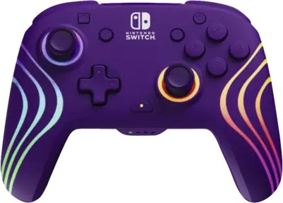 Pdp Afterglow Wave Wireless Controller Ns Purple