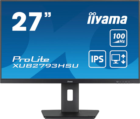 EAN 4948570124619 - iiyama ProLite XUB2793HSU-B7 pantalla para PC 68,6 cm (27") 1920 x 1080 Pixeles Full HD LED Negro imagen 1
