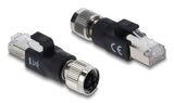 EAN 4043619908349 - DeLOCK 90834 cambiador de género para cable M12 8-pin RJ-45 Negro imagen 1