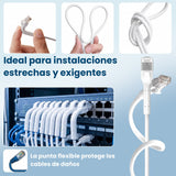 EAN 5906168639005 - Extralink Kat.6A U/FTP 5m 1Gbps Biały | Patchcord LAN | Miedź Kabel sieciowy skrętka, łamana końcówka (EX imagen 16