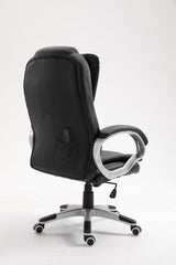Silla  Activejet De Oficina Con Masaje, Calefactable Yk7304 Negro