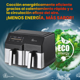 Extralink Home Air Fryer 10l (6l+4l) Eu Sj-1000 2500w