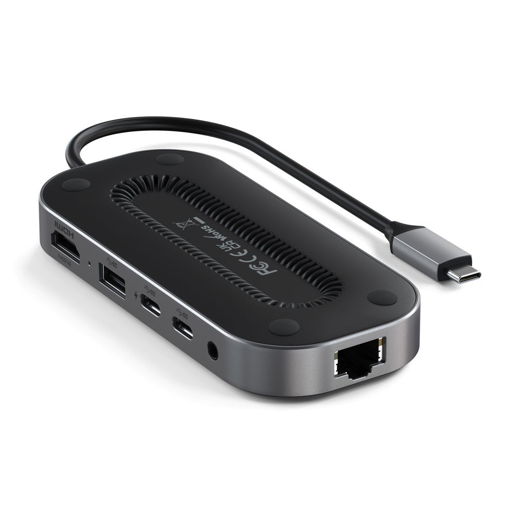 Laptop Dock/Port Replicator  Wired Usb4 Black, Grey