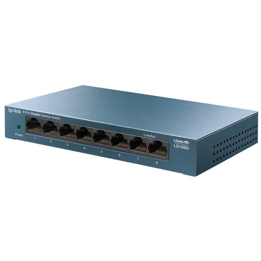 Switch Tp-Link Ls108g 8 Puertos Rj-45 10 100 1000