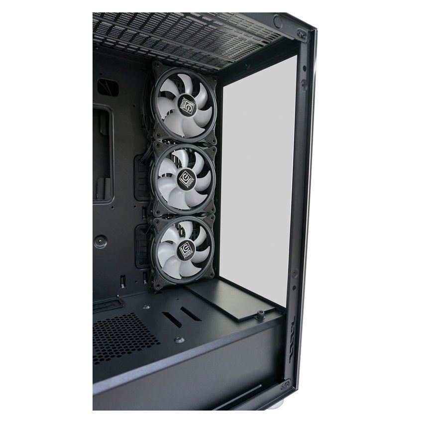 Caja Pc Lc-Power Midi Gaming 808b-On Skylla_x  +. 4 Ventilador
