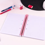 Milan Cuaderno Espiral A5 80h 95gr 5x5mm Tapa Dura Colección Nata® 624 Since 1918 Verde