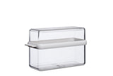 Rosti Mepal 106719030600 Recipiente De Almacenar Comida Rectangular Caja 1,6 L Transparente, Blanco