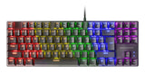 Mars Gaming Mk80 Teclado Gaming Mecanico - Tkl Compacto - Iluminacion Rgb - Teclas Imborrables - Switches Antipolvo -