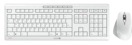 EAN 4025112109898 - CHERRY JD-8550DE-0 teclado Ratón incluido Hogar / Oficina RF inalámbrico QWERTZ Alemán Blanco imagen 1