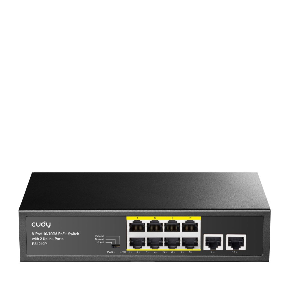 EAN 6971690790974 - Cudy FS1010P switch Fast Ethernet (10/100) Energía sobre Ethernet (PoE) Negro imagen 1