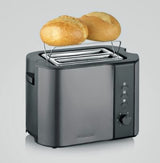 Tostadora Automática Severin At 9573 Gris/Negro, 800 Vatios,  2 Rebanadas 4008146045684