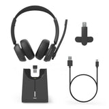 Auriculares Hama Bt-800 Con Microfono Omnidireccional - Bluetooth - Diadema Ajustable - Rango 10m - Carga Por Usb-C -