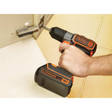 Taladro Black & Decker Asd18kb-Qw Negro, Naranja