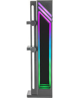 Soporte Para Vga Universal Mars Gaming Mcagcb De Aluminio Color Negro Base Magnetica Antideslizante Iluminacion Argb