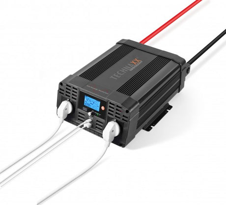 EAN 4260358124544 - Technaxx TE22 adaptador e inversor de corriente Auto 2000 W Negro imagen 3