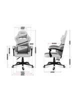 EAN 5903796013191 - Huzaro FORCE 4.4 Silla para videojuegos de PC Asiento (de seguridad) de butaca Gris, Blanco imagen 14
