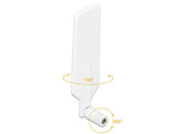 Delock Antena Lte Dualband Wlan Ac/A/B/G/N Macho Sma 1 - 4 Dbi Omnidireccional Giratoria Blanco