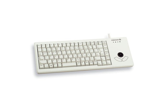 Teclado Inglés Cherry Xs Trackball Usb Qwerty Ee. Uu. Gris
