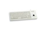 Teclado Inglés Cherry Xs Trackball Usb Qwerty Ee. Uu. Gris