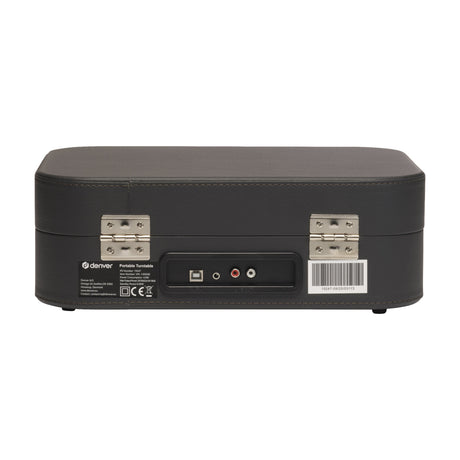 EAN 5706751090370 - Denver VPL-130DGR tocadisco Tocadiscos de tracción directa Negro Semiautomático imagen 23