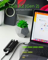 Icybox Ib-180mc-C31 M.2 Nvme And Sata Ssd Docking Usb 3.2 Gen2