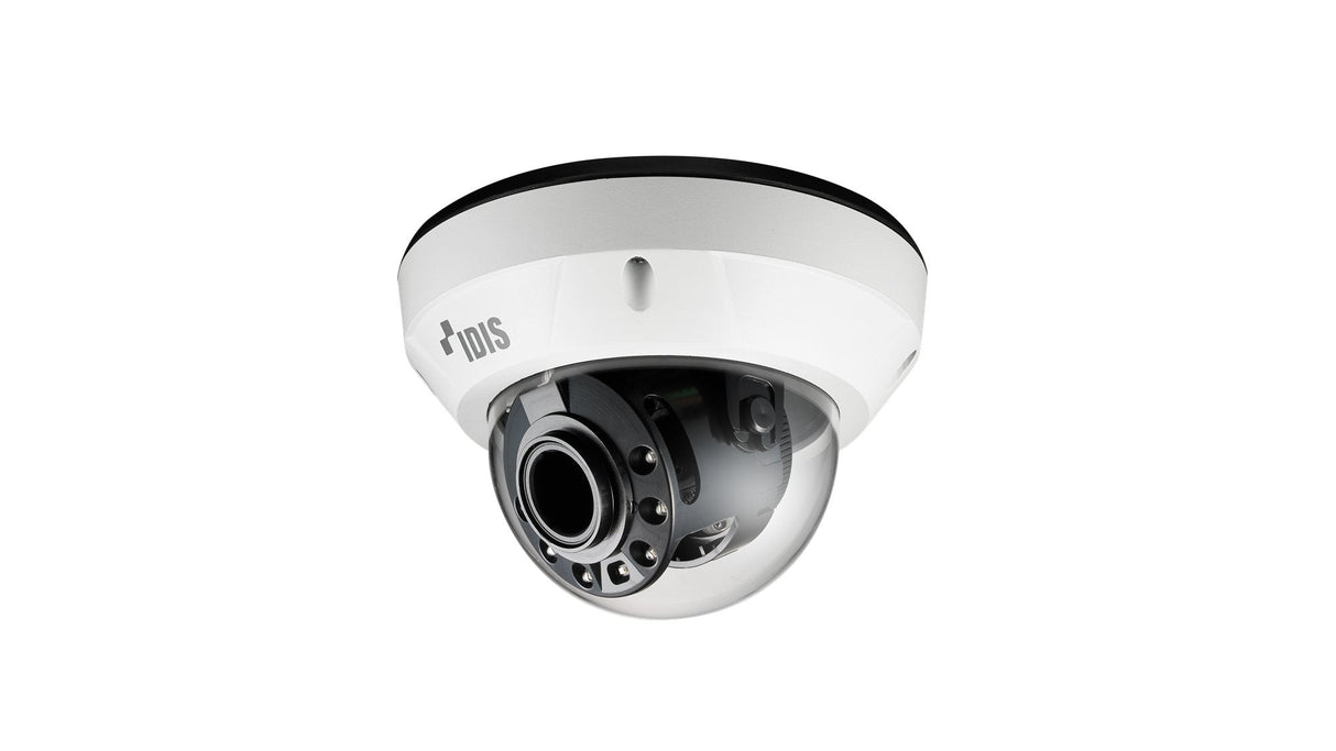 Idis Cámara Minidomo Ip 5m 3.0-13.5mm Antivandálica Ir30 Wdr Ik10 Ip67 12v/Poe. Audio, Alarma, Calefactor, No
