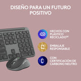 Teclado Español + Raton Logitech Mk950 Inalambrico 920-012486
