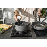 Garnek Ballarini Salina Granitium Z Pokrywka Granitowy 20 Cm 75002-826-0