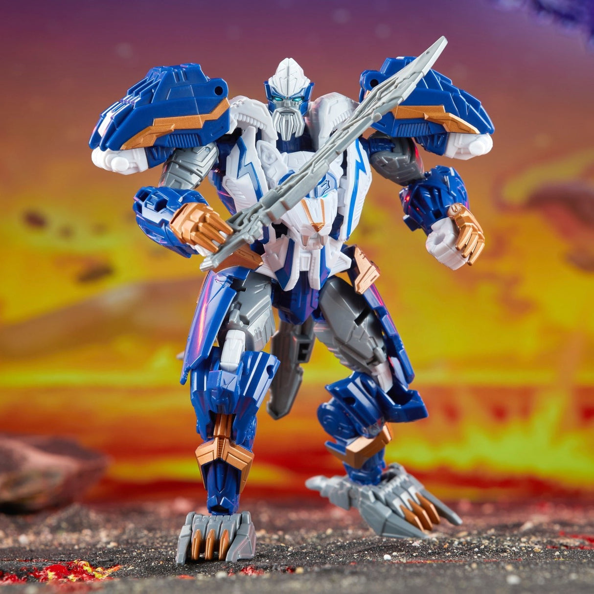 Figura Thundertron Prime Universe Voyager Class Legacy United Transformers 17,5cm