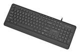 Gembird Slim Wired Multimedia Keyboard Negro Us Layout