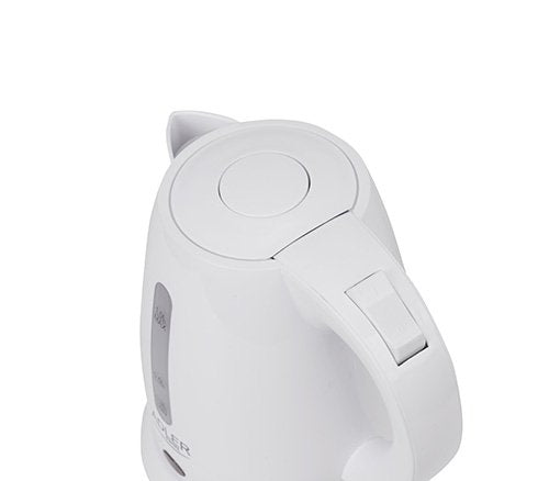 Hervidor De Agua Adler Ad 1272 Tetera Eléctrica 1 L Avellana, Blanco 1600 W