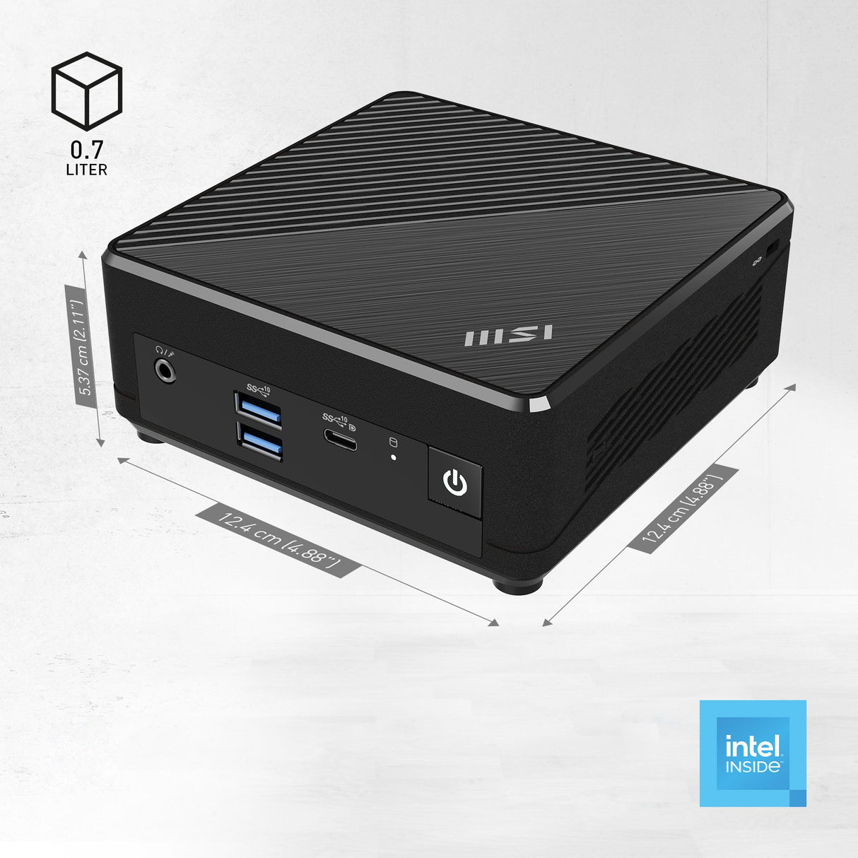 EAN 4711377071147 - MSI Cubi N ADL-007DE Intel® N N100 4 GB DDR4-SDRAM 128 GB SSD Windows 11 Pro Mini PC Negro imagen 9
