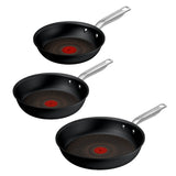 Tefal Pfannen-Set Experience Aluminium, 3 Piezas (Negro, Ø 28cm, Ø 24cm, Ø 20cm) G33491