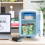 Innovagoods Mini Nevera Para Cosmeticos - 48w - Capacidad 4l - Cable Extraible De 1.75m - Temperatura Regulable -