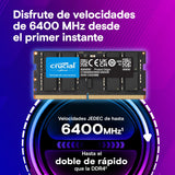 EAN 649528941220 - Crucial CT2K32G64C52CS5 módulo de memoria 64 GB 2 x 32 GB DDR5 6400 MT/s imagen 2