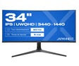 EAN 4589511188927 - JAPANNEXT JN-IPS340UWQHD60C-C65W-HS pantalla para PC 86,4 cm (34") 3440 x 1440 Pixeles UltraWide Quad HD  imagen 1