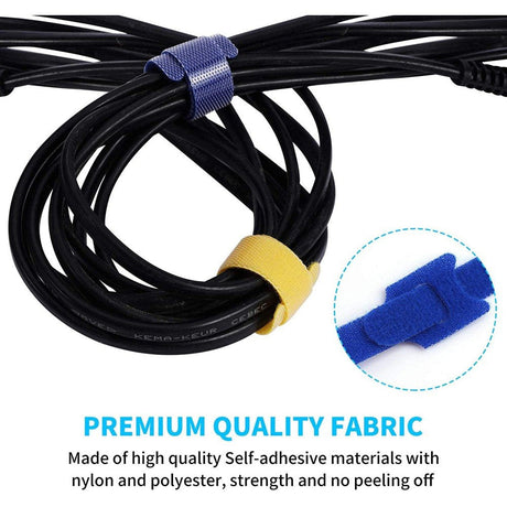 EAN 8051128109528 - Techly 109528 presilla Soporte de sujeción de cables Velcro Multicolor 10 pieza(s) imagen 4