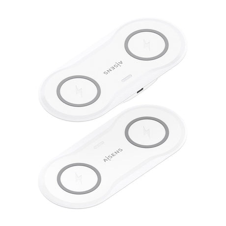 EAN 8435739903469 - AISENS ASCH-15W2WC059-W cargador de dispositivo móvil Auriculares, Smartphone Cargador inalámbrico Interi imagen 4