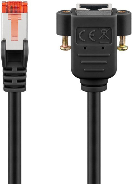 EAN 4040849656408 - Goobay 65640 cable de red Negro 5 m Cat6 S/FTP (S-STP) imagen 1
