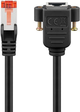 EAN 4040849656378 - Goobay 65637 cable de red Negro 1 m Cat6 S/FTP (S-STP) imagen 1