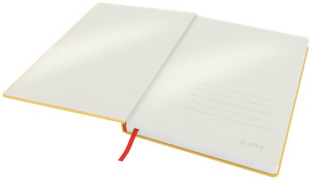Leitz Cuaderno De Notas Cosy Touch 80h Cuadriculado T/Dura Cierre C/Goma Din B5 Amarillo