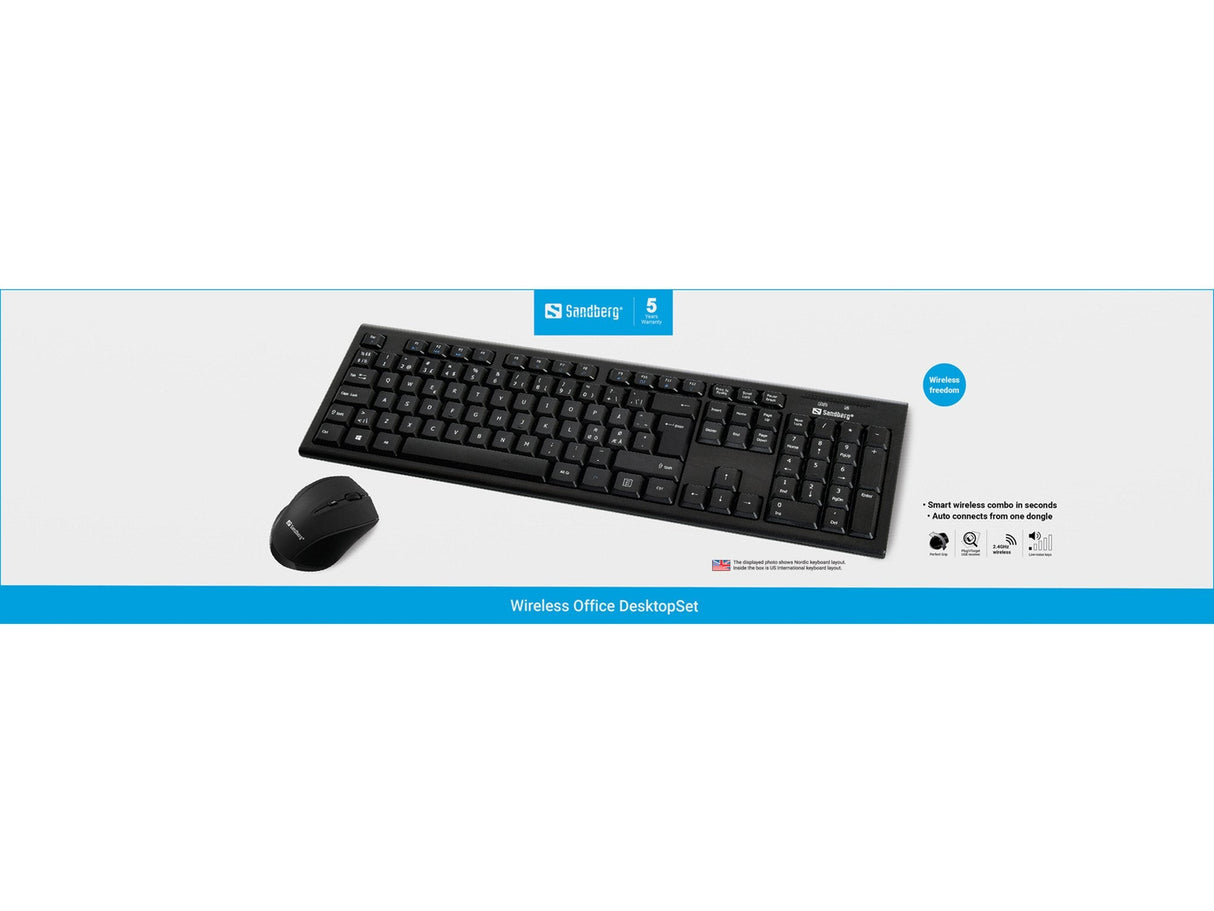 Wireless Office Desktopset Int