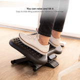 Tooq Reposapies Ajustable Confort - Negro