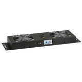 Efb Lueftereinheit 2-Fach Schwarz Mit Thermostat Uer Wandgehaeuse Geeignet Zum Einbau In 1-Teilige 2-Teilige Flatpack Ip55 Und Basic