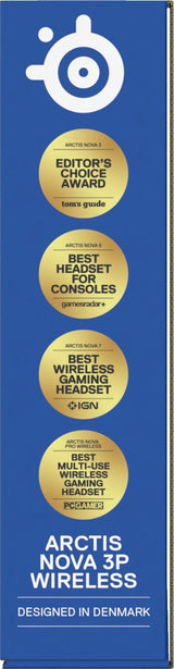 Steelseries Arctis Nova 3p Auriculares Inalámbrico Diadema Música/Uso Diario Bluetooth Negro