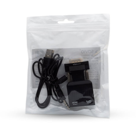 EAN 5901986046158 - Savio CL-145 VGA to HDMI converter Audio Full HD Black - Audio/Multimedia imagen 8