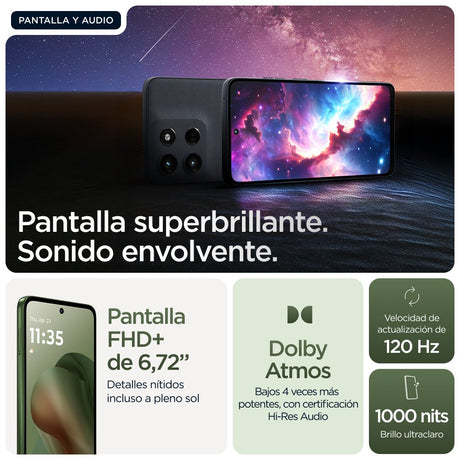 EAN 0840023292156 - Motorola moto g56 5G 17,1 cm (6.72") Ranura híbrida Dual SIM Android 15 USB Tipo C 8 GB 256 GB 5200 mAh V imagen 13