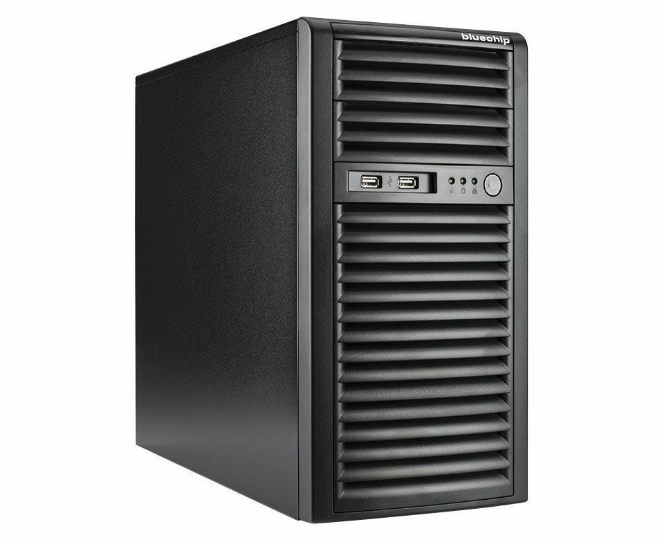 Bluechip Serverline T30331s Silent/Quiet-Server, Tower, Intel® Xeon® 6315p Procesador / Hasta 5.20 Ghz, 32 Gb Ddr5, 2 X 960 Gb Ssd, 2 X Gigabit Ethernet