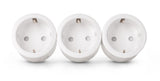 Entac Ir Meckdoseadaptador Ferngemeuert, 3er Set Blanco